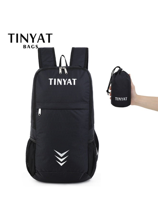 TINYAT Lightweight Waterproof Backpack – Compact Foldable Daypack for Travel & Daily Use - Image 1